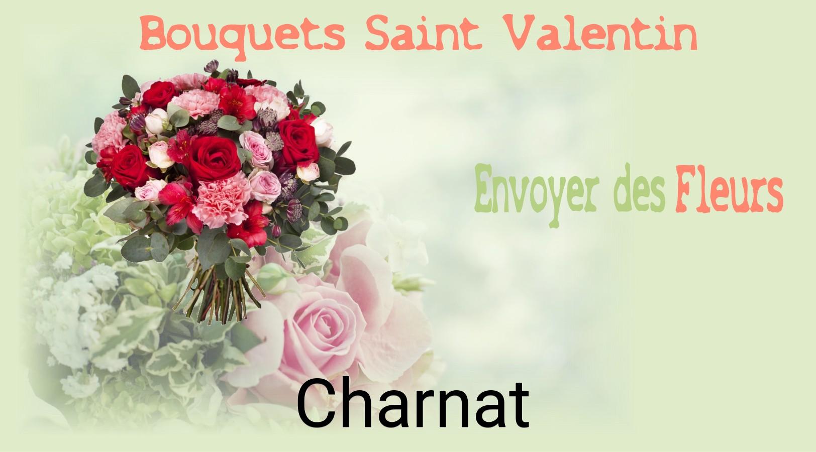 Roses de Saint-Valentin livrées à Charnat